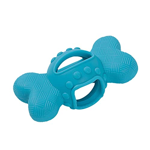 Jipersuo Haustierspielzeug Zähneknirschen Auslaufende Nahrung Langeweile Rinderstreifen Milch Käsebrett Hundespielzeug Für Welpen Kleine Hunde Kaubänder (Blue, One Size) von Jipersuo