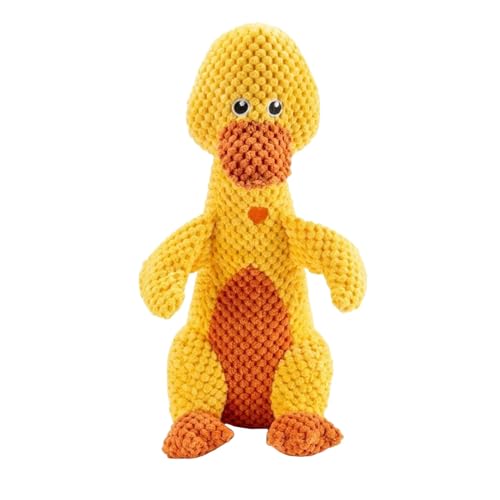 Jipersuo Hundespielzeug Schwere Kauer Hundespielzeug Hundekauer für Aggressive Kauer Welpenspielzeug zum Zahnen Bio-kautoys-sicher (Yellow, One Size) von Jipersuo