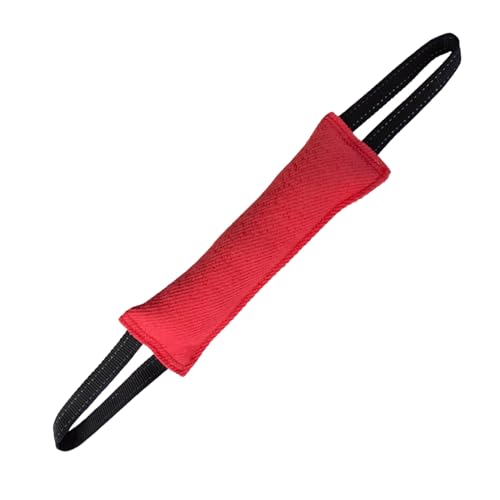 Jipersuo Hundetraining Green Tear Cloth Stick Kauzähne Hundestick Dog Training Supplies Hundespielzeug Biologische Kautextile (Red, One Size) von Jipersuo