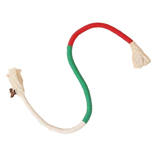 Jipersuo Katzenspielzeug, neckendes Katzenstäbchen, Babykatze, Obst, Backenzähne, Feder, Katze, selbsthoch, langweiliges Katzenzubehör, 70 cm Hundekautoys (Red, One Size) von Jipersuo