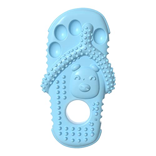 Jipersuo Pantoffel-Typ-Haustier-Hundekauen -Backenzahn-Zahnreinigungs-mehrfarbiges lustiges Hundespielzeug Tierkauten (A, One Size) von Jipersuo