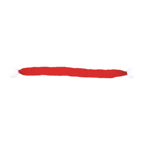 Jipersuo Weihnachts-Haustier-Hamster-Schal, festlicher Dress-Up-Schal, Goldener, Wollschmuck Hundeschuhe (Red, L) von Jipersuo