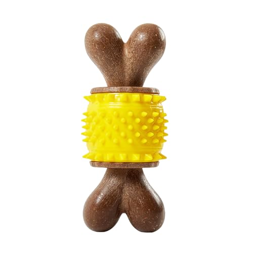 Kauspielzeug aus Holz als Alternative für Hundestäbchen, für aggressive Kauer, langlebig, natürlicher Holzduft, Pflegedesign für mittelgroße bis große Hunde, Kauspielzeug aus Holz (Yellow, One Size) Kauspielzeug aus Holz als Alternative für Hundestäbchen, für aggressive Kauer, langlebig, natürlicher Holzduft, Pflegedesign für mittelgroße bis große Hunde, Kauspielzeug aus Holz (Yellow, One Size) von Jipersuo