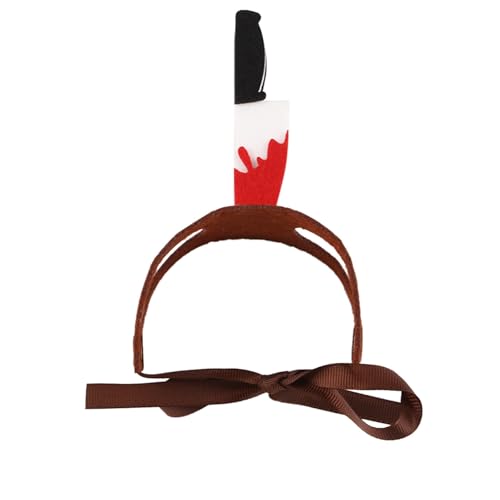 Lustige Halloween-Dekoration, Stirnband, Kopfschmuck, Haustier-Zubehör, Haustier-Kopfschmuck, verstellbare Stirnband-Dekoration, interessantes Haustier-Kostüm-Zubehör, Halloween, Katzenjacken (B, S) von Jipersuo