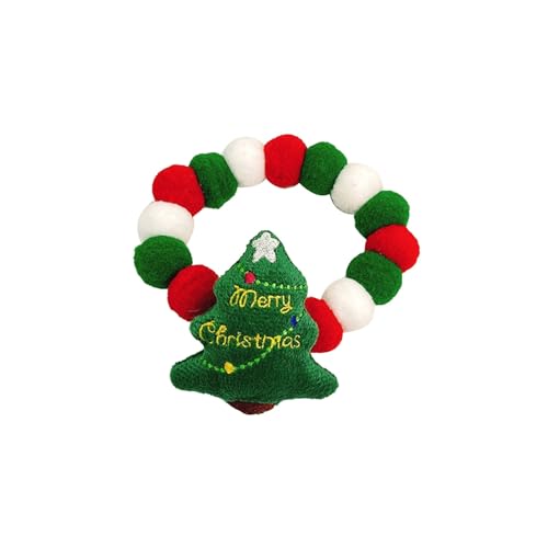 Niedlicher Kopfschmuck für Hauskatzen und Welpen zu Weihnachten. Weihnachtsschmuck für Katzen und Haustiere. Dekoration für Halsband, elastisches Halsband, Hundehalsband, Zubehör Tier (B, S) von Jipersuo