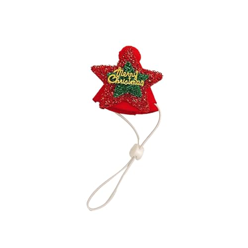 Niedlicher Kopfschmuck für Hauskatzen und Welpen zu Weihnachten. Weihnachtsschmuck für Katzen und Haustiere. Dekoration für Halsband, elastisches Halsband, Hundehalsband, Zubehör Tier (F, L) von Jipersuo