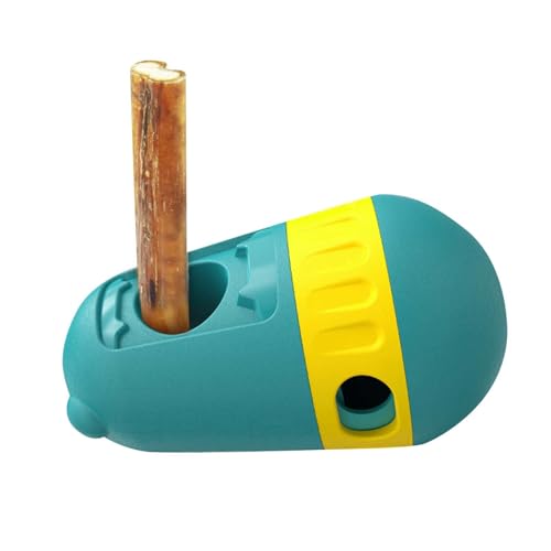 Robuster Kauhalter für Hunde, unzerstörbares Hundespielzeug, Slow Feeder, Hundefutter, Fütterungsspielzeug für IQ-Training, Stickhalter, Hundespielzeug für Aggressive Kauer, (Green, 15.5x8.8x8.8cm) von Jipersuo