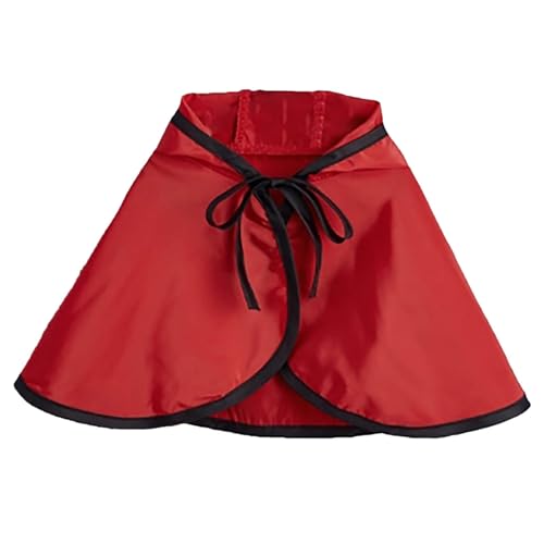 SPO.oky Dev.il Hörner & Fliege Hut Kostüm Rot Schwarz & Orange Mini Doggy Halloween Cape Transformative Outfit Stylish Hundemode (Red, L) von Jipersuo