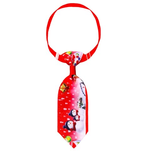 Weihnachtshalsbänder für Katzen Hunde, verstellbares Cartoon-Schneeflocken-Schneemann-Muster, festlicher Haustierschmuck Tiermode-Bandana (G, One Size) von Jipersuo