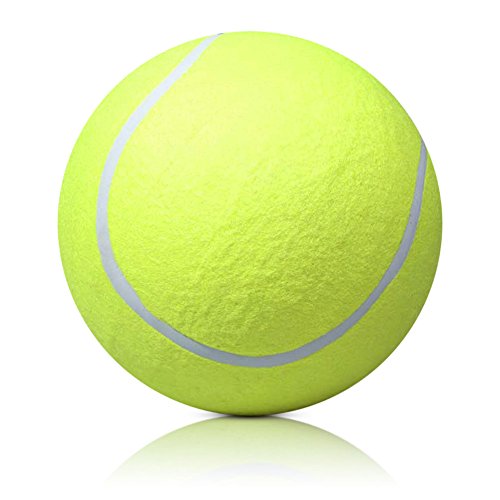 Jiqoe Interatives Hundespielzeug, Kauball, Spaß-Tennisball für Welpen, Hundetraining, drinnen und draußen, für Tennis, Tennis, für Spaziergänger von Jiqoe