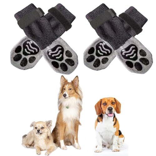 Rutschfeste Hundesocken gegen Lecken von Pfoten, Hundesocken für Hartholzböden, rutschfeste, verstellbare Hundesocken für Senioren, hält warm, Schutzsocken für große Hunde Rutschfeste Hundesocken gegen Lecken von Pfoten, Hundesocken für Hartholzböden, rutschfeste, verstellbare Hundesocken für Senioren, hält warm, Schutzsocken für große Hunde von Jiruixin