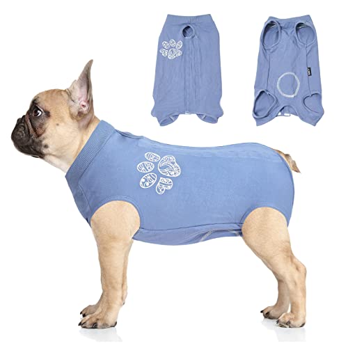 Jiupety Hundebody Nach Op, Einteiler Einstellbar Op Body Hund Kastration Hündin, Atmungsaktiv Anti-Wundlecken Body für Hund Nach Op, Weich Hundebody Nach Kastration Rüde, Blau M Jiupety Hundebody Nach Op, Einteiler Einstellbar Op Body Hund Kastration Hündin, Atmungsaktiv Anti-Wundlecken Body für Hund Nach Op, Weich Hundebody Nach Kastration Rüde, Blau M von Jiupety