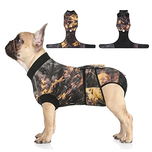 Jiupety Weich Hundebody Nach Op, Einteiler Atmungsaktiv Anti-Wundlecken Op Body Hund Kastration Hündin und Hund, Hundebody Nach Kastration Rüde, Tie-Dye M von Jiupety