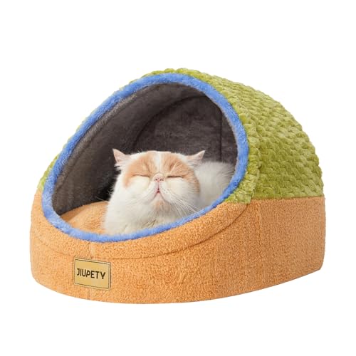 Jiupety Indoor Katzenbett Höhle Grün M von Jiupety