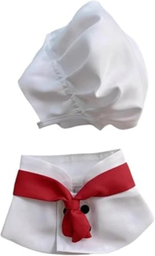 1 Set weiße Haustiermütze, Koch Aussehen, Haustierkoch Mütze, Kostüm-Set, Haustierkleidung, weiche Hundekostüme für Haustierbedarf, Größe S von Jizlan