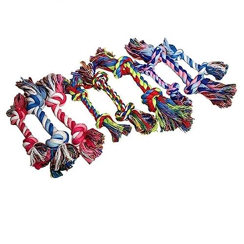 Jkapagzy Durable Dog Pet Toy NontoxicMolar Bite Resistant Rope Knot Small Medium Large Dog Toy Washable Stuffy Puppy Relieving 17cm von Jkapagzy