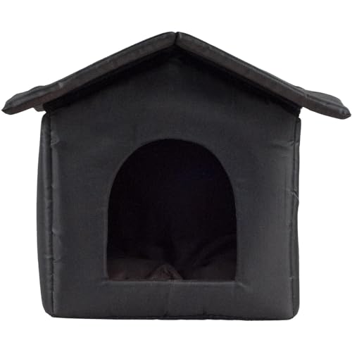 Gemütlicher Outdoor Tierheim - Warmes Winterhaus für kleine Hunde, Katzen & Kaninchen von Jlkegfdf