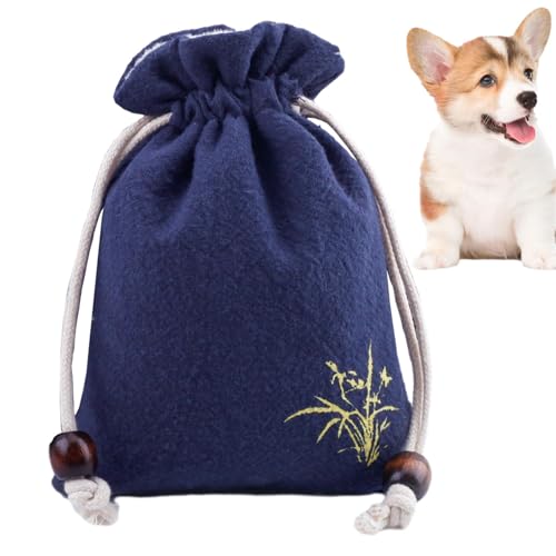 Jlkegfdf Aschebeutel für Hunde – Andenken an Hundeasche, Kätzchen-Beutel für Asche | Kordelzug-Design, Gedenkbeutel, große Katze, Haustieraschebeutel, leicht von Jlkegfdf