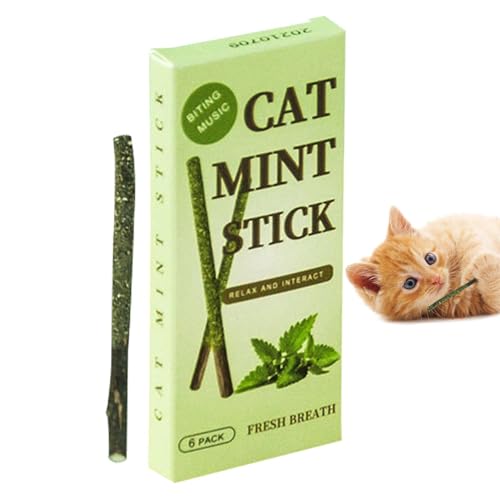 Jlkegfdf Catnip Silvervine Sticks – Catmint Silvervine Mischung, Katzenkauspielzeug für Kätzchen, Zahnreinigung, interaktiver , Spielzeug für gelangweilte Katzen Jlkegfdf Catnip Silvervine Sticks – Catmint Silvervine Mischung, Katzenkauspielzeug für Kätzchen, Zahnreinigung, interaktiver , Spielzeug für gelangweilte Katzen von Jlkegfdf