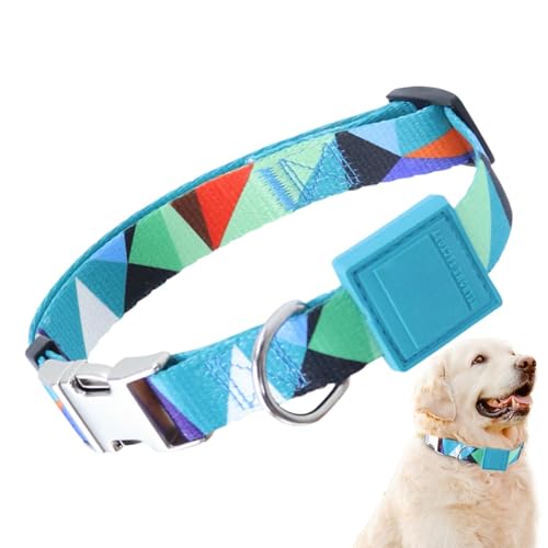 Jlkegfdf Hunde Trainingshalsband Nylon Welpenhalsband Multifunktionales Nylon Haustier Halsband für mittelgroße und große Hunde, Verstellbares verdicktes Haustierhalsband von Jlkegfdf