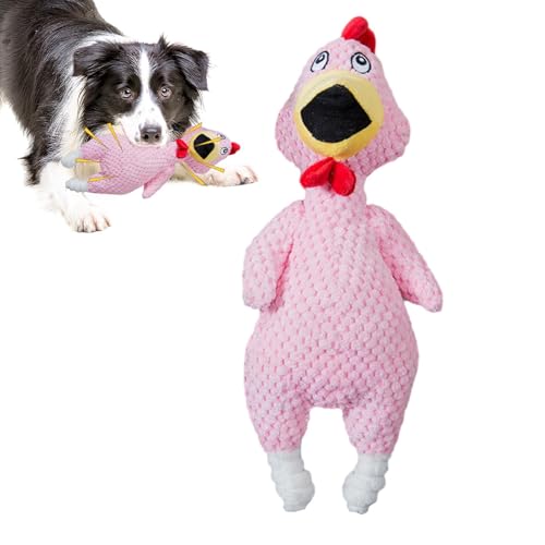 Jlkegfdf Hundespielzeug mit schreiendem Huhn, aggressives Kauspielzeug für Hunde – lustig, niedlich, Cartoon, schreiendes Huhn, Welpen, interaktives Kauspielzeug, Zahnreinigung, Quietschspielzeug für Jlkegfdf Hundespielzeug mit schreiendem Huhn, aggressives Kauspielzeug für Hunde – lustig, niedlich, Cartoon, schreiendes Huhn, Welpen, interaktives Kauspielzeug, Zahnreinigung, Quietschspielzeug für von Jlkegfdf