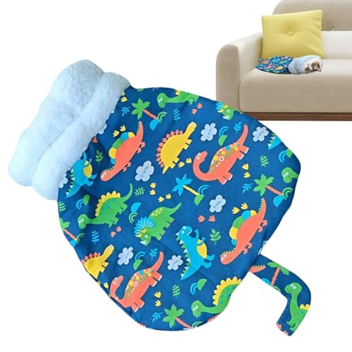 Jlkegfdf Katzen-Schlafsack, kleine Katzentasche, Bett, 360-Grad-Umwicklung, weich, Frostschutz, zweilagig, Winter-Haustierhöhle, waschbar, für Welpen unter 7,5 kg von Jlkegfdf