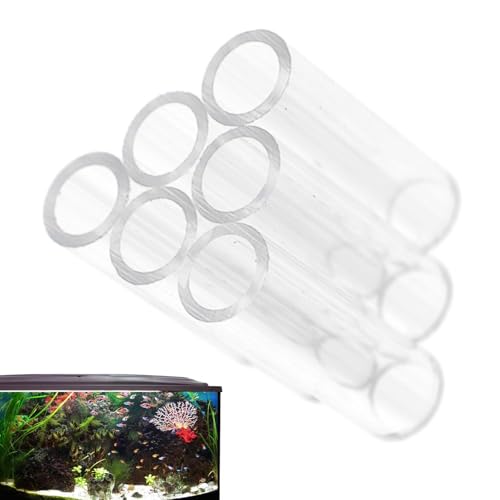 Jlkegfdf Shrimp Breeding Tube | Transparent Acrylic Tube Aquarium Shrimp Cave Breeding | Tube Aquarium Shrimp Cave Breeding Habitat, Hideaway Pipes for Small Shrimps/Fish von Jlkegfdf