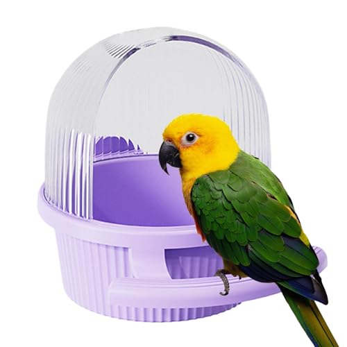 Jlkegfdf Vogelfutterspender Vogelkäfig Futterspender Anti-Splash Sittich Futterspender Futterbehälter für Papageien Tauben Pfingstrose Nymphensittiche Wellensittiche von Jlkegfdf