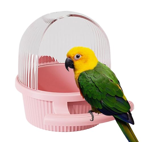 Jlkegfdf Vogelfutterstation | Sittichkäfig Spender Futterspender | Anti-Splash Sittich Feeder Futterbehälter für Papageien, Tauben, Pfingstrosen, Nymphensittiche, Wellensittiche von Jlkegfdf