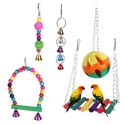 2 Stück Sittichspielzeug, Holzbeißkäfig, Vogelkäfig-Spielzeug, verschleißfestes Vogelkäfig-Zubehör, Papageienkäfig, Beißspielzeug für kleine Finken, Papageien, Nymphensittiche, mittelgroße Vögel, 2 Stück Sittichspielzeug, Holzbeißkäfig, Vogelkäfig-Spielzeug, verschleißfestes Vogelkäfig-Zubehör, Papageienkäfig, Beißspielzeug für kleine Finken, Papageien, Nymphensittiche, mittelgroße Vögel, von Jlobnyiun