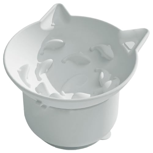 Erhöhter Katzennapf – Erhöhter Katzenfutternapf, Katzenfutternapf Erhöht | Erhöhter, Geneigter Haustier-Wassernapf Aus Keramik, Katzennapf, Verstellbarer Winkel Mit Saugnapf Für Kleine Hunde, Fettgesi Erhöhter Katzennapf – Erhöhter Katzenfutternapf, Katzenfutternapf Erhöht | Erhöhter, Geneigter Haustier-Wassernapf Aus Keramik, Katzennapf, Verstellbarer Winkel Mit Saugnapf Für Kleine Hunde, Fettgesi von Jlobnyiun