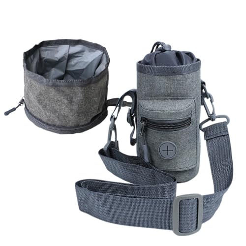 Faltbarer Futternapf für Hunde, Reisenäpfe für Hunde, faltbar, aus leichtem und wasserdichtem Stoff, Futternapf für Haustiere, Camping, Wandern, Wandern, Zubehör von Jlobnyiun