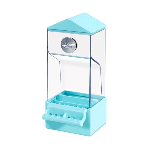 Futterautomat | Automatischer Außenfütterer Für,Transparenter Spritzgeschützter Futternapf Für Kanarienvögel Wellensittiche Und Finken - Sittiche Nymphensittich Finken Kanarienvogel von Jlobnyiun