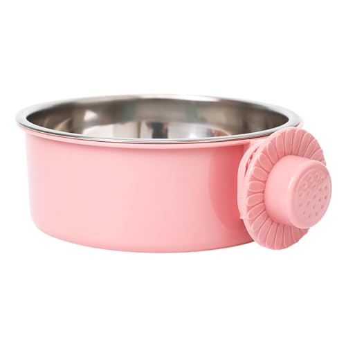 Futternapf für Haustiere, montierter Hundenapf, Edelstahl, 400 ml, Tierfutterhalter, Fester Futternapf, auslaufsicher, fest montiert, erhöhter Welpen-Futternapf für Futter, Wasser, Haustiere Futternapf für Haustiere, montierter Hundenapf, Edelstahl, 400 ml, Tierfutterhalter, Fester Futternapf, auslaufsicher, fest montiert, erhöhter Welpen-Futternapf für Futter, Wasser, Haustiere von Jlobnyiun