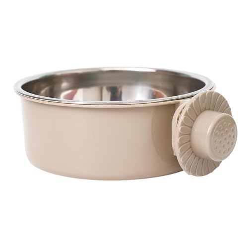 Futternapf für Haustiere, montierter Hundenapf, Edelstahl, 400 ml, Tierfutterhalter, Fester Futternapf, auslaufsicher, fest montiert, erhöhter Welpen-Futternapf für Futter, Wasser, Haustiere Futternapf für Haustiere, montierter Hundenapf, Edelstahl, 400 ml, Tierfutterhalter, Fester Futternapf, auslaufsicher, fest montiert, erhöhter Welpen-Futternapf für Futter, Wasser, Haustiere von Jlobnyiun