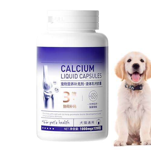 Gelenkunterstützung Für Hunde,Tägliche Nahrungsergänzung | 120 Tabletten Für Alle Altersstufen, Hunde, Katzen & Welpen von Jlobnyiun