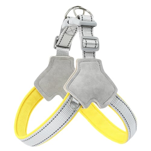 Hundeweste für Spaziergänge, Hundegeschirr - Reflektierende Weste für Hunde, Clip ohne Zug, einfacher Kontrollgriff, verstellbares Westengeschirr für mehr Komfort beim Gehen und R Hundeweste für Spaziergänge, Hundegeschirr - Reflektierende Weste für Hunde, Clip ohne Zug, einfacher Kontrollgriff, verstellbares Westengeschirr für mehr Komfort beim Gehen und R von Jlobnyiun