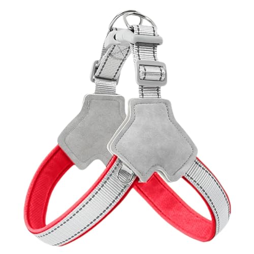 Hundewestengeschirr, Geschirr für Haustiere ohne Zug - Reflektierendes Geschirr für Spaziergänge mit dem Hund - Clip ohne Zug, einfacher Kontrollgriff, verstellbares Westengeschirr Hundewestengeschirr, Geschirr für Haustiere ohne Zug - Reflektierendes Geschirr für Spaziergänge mit dem Hund - Clip ohne Zug, einfacher Kontrollgriff, verstellbares Westengeschirr von Jlobnyiun