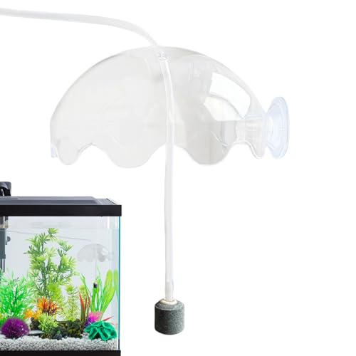 Jlobnyiun Gelöster Sauerstoff für Aquarien, Fischtankbelüfter, Sauerstoff-Blasenbelüfter mit Schlauch, Luftblase, Luftblase, Schallplattenabdeckung aus Acryl Jlobnyiun Gelöster Sauerstoff für Aquarien, Fischtankbelüfter, Sauerstoff-Blasenbelüfter mit Schlauch, Luftblase, Luftblase, Schallplattenabdeckung aus Acryl von Jlobnyiun
