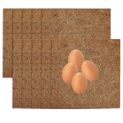 Jlobnyiun Hühnerkissen | Waschbare Pads für Hühner, dickes Nistmaterial für Legehennen, Zubehör für Hühner Jlobnyiun Hühnerkissen | Waschbare Pads für Hühner, dickes Nistmaterial für Legehennen, Zubehör für Hühner von Jlobnyiun
