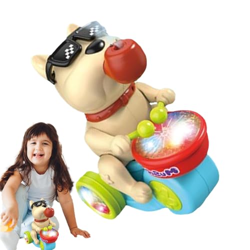 Jlobnyiun Hunde-Trommelspielzeug, Trommelhund für Kinder, Musikalisches Hundespielzeug, Beleuchtetes Musik-Hundespielzeug, Sprüh-Musikzug-Kinderspielzeug, Musik-Trommelhund für Kinder, Spaß, Zuhause Jlobnyiun Hunde-Trommelspielzeug, Trommelhund für Kinder, Musikalisches Hundespielzeug, Beleuchtetes Musik-Hundespielzeug, Sprüh-Musikzug-Kinderspielzeug, Musik-Trommelhund für Kinder, Spaß, Zuhause von Jlobnyiun