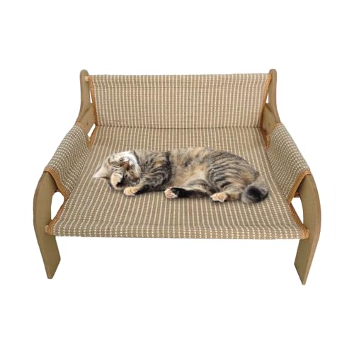 Jlobnyiun Katzen Sofa Bett | Sofa Schlafplatz | Atmungsaktives Erhöhtes Schlafmöbel Für Innen Außen Wohnzimmer Schlafzimmer Sommer Welpen Kitten Jlobnyiun Katzen Sofa Bett | Sofa Schlafplatz | Atmungsaktives Erhöhtes Schlafmöbel Für Innen Außen Wohnzimmer Schlafzimmer Sommer Welpen Kitten von Jlobnyiun