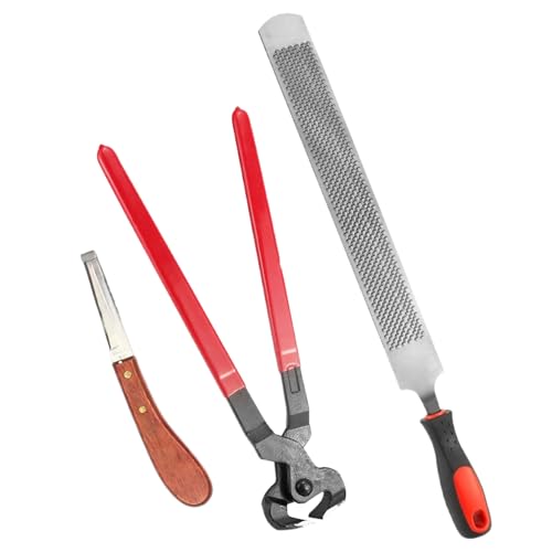 Jlobnyiun Pferdehuf -Trimmwerkzeuge | Pony -Details -Werkzeuge - Anti -Rutsch Professioneller Nagelpalmen -Set Für, Vieh, Scheune, Pflege, Scher Jlobnyiun Pferdehuf -Trimmwerkzeuge | Pony -Details -Werkzeuge - Anti -Rutsch Professioneller Nagelpalmen -Set Für, Vieh, Scheune, Pflege, Scher von Jlobnyiun