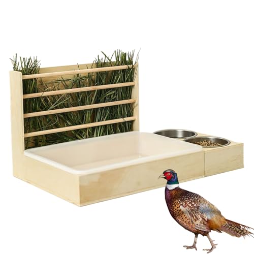 Kaninchen Toilette Mit Heuraufe, Kleintier Fressnapf Toilette, Futter Spender Für Heu Und Gras Für Chinchilla Hamster Kaninchen Käfig Gehege Kaninchen Toilette Mit Heuraufe, Kleintier Fressnapf Toilette, Futter Spender Für Heu Und Gras Für Chinchilla Hamster Kaninchen Käfig Gehege von Jlobnyiun