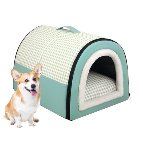 Katzenhaus, gemütliches Katzenbett, Hundehöhle mit Rutschfester Unterseite, Allwetter-Hundeunterstand, langlebig, warmes Haustierbett, weiches Katzenbett, waschbar, bezogenes Hundebett, 35,6 x 27,9 x Katzenhaus, gemütliches Katzenbett, Hundehöhle mit Rutschfester Unterseite, Allwetter-Hundeunterstand, langlebig, warmes Haustierbett, weiches Katzenbett, waschbar, bezogenes Hundebett, 35,6 x 27,9 x von Jlobnyiun