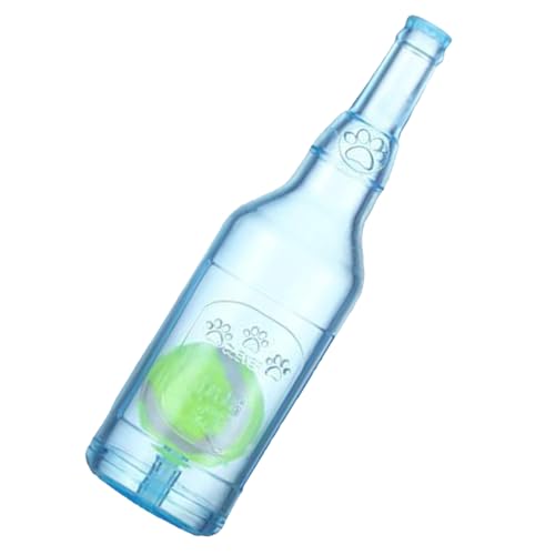 Kauspielzeug für Hundeflasche – Quietschendes Spielzeug für Welpen, interaktive Spielflasche, Haustierfreundlicher Tennisball im Inneren, ansprechendes Kauspielzeug für kleine und mittelgroße Hunde Kauspielzeug für Hundeflasche – Quietschendes Spielzeug für Welpen, interaktive Spielflasche, Haustierfreundlicher Tennisball im Inneren, ansprechendes Kauspielzeug für kleine und mittelgroße Hunde von Jlobnyiun