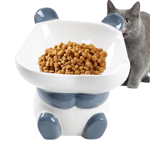 Kippbare Futternäpfe für Katzen, geneigter Keramik-Futterspender für Katzen in Panda-Form, stabile Cartoon-Multifunktions-Futternäpfe für Zuhause, Käfig, Tierhandlung, Cattery Kippbare Futternäpfe für Katzen, geneigter Keramik-Futterspender für Katzen in Panda-Form, stabile Cartoon-Multifunktions-Futternäpfe für Zuhause, Käfig, Tierhandlung, Cattery von Jlobnyiun