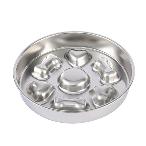 Langsamer Futternapf aus Edelstahl, langsame Fütterung aus Metall, langsame Fütterung, Hundenapf für langsame Ernährung, Hundenapf für Hunde mit langsamer Ernährung Langsamer Futternapf aus Edelstahl, langsame Fütterung aus Metall, langsame Fütterung, Hundenapf für langsame Ernährung, Hundenapf für Hunde mit langsamer Ernährung von Jlobnyiun