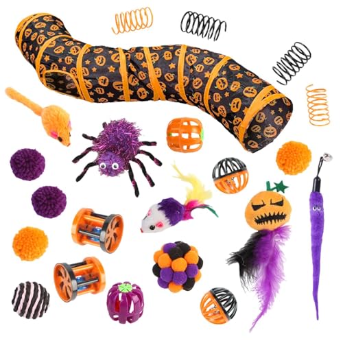 Röhrenförmiger Katzentunnel, Faltbarer Katzentunnel | Halloween Katzenspielzeug Set Faltbarer Tunnel | Reduzieren Sie die Langeweile von Haustierkatzen, Allwetter-Spielmöbel für Röhrenförmiger Katzentunnel, Faltbarer Katzentunnel | Halloween Katzenspielzeug Set Faltbarer Tunnel | Reduzieren Sie die Langeweile von Haustierkatzen, Allwetter-Spielmöbel für von Jlobnyiun
