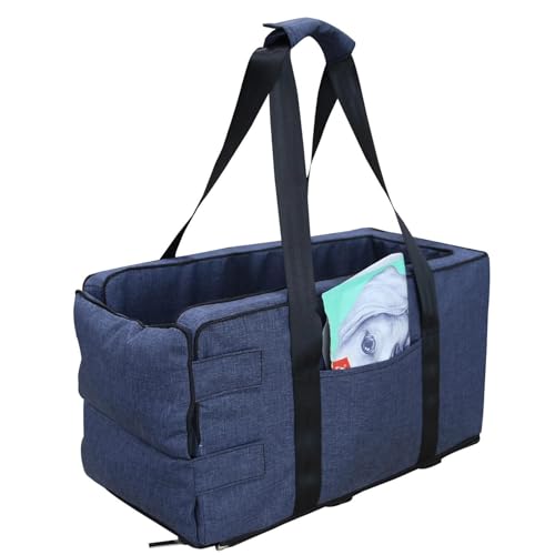 Sitzerhöhung für kleine Hunde und Katzen – Mittelarmlehne Doggy Travel Bed | Transporttasche, Transportkäfig, Reisetaschen, weich und waschbar für Hunde, von Jlobnyiun